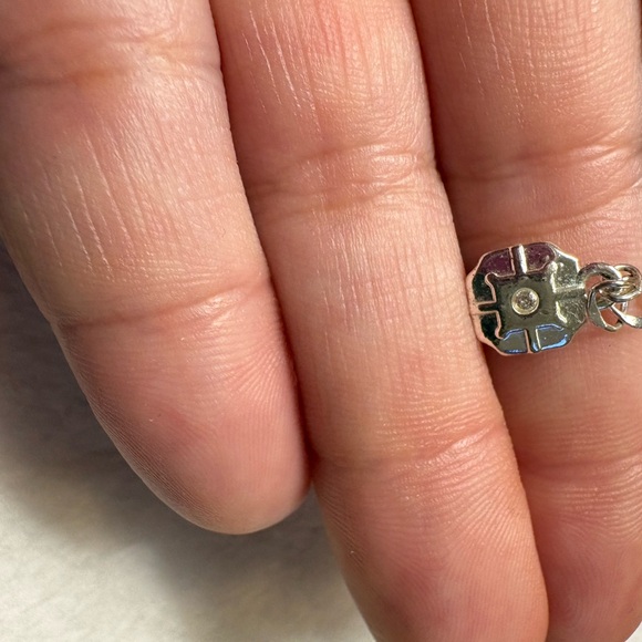 Monet Blue and Silver Gemstone Necklace - Picture 9 of 10